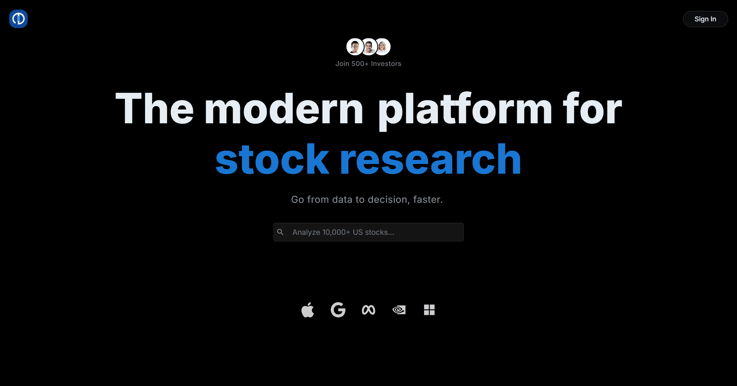 Investors Engine screenshot